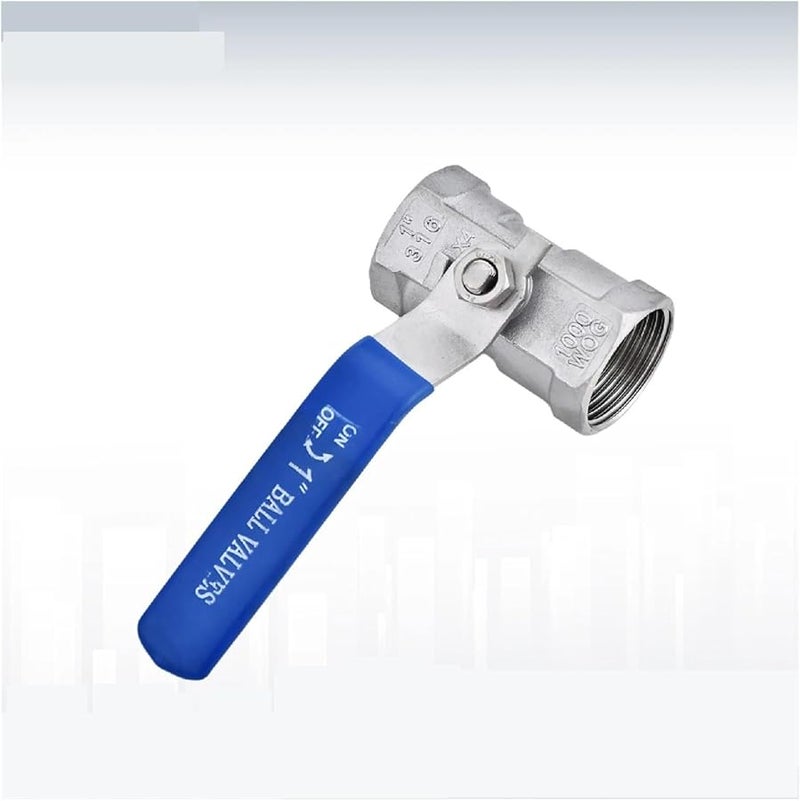 Stainless Steel Ball Valve Thread Integrated Internal DN25 SS316 - Image 2