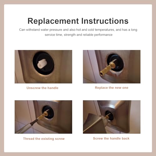 Powswopx 970-0770 Stem Adapter with Screw Replace for 970-0770 Plumbing Equipment, Pfister Securepfit Trims, Shower Handle Stem Extension Tub and Faucet Accessories Valve Extender Trim Repair - Image 4