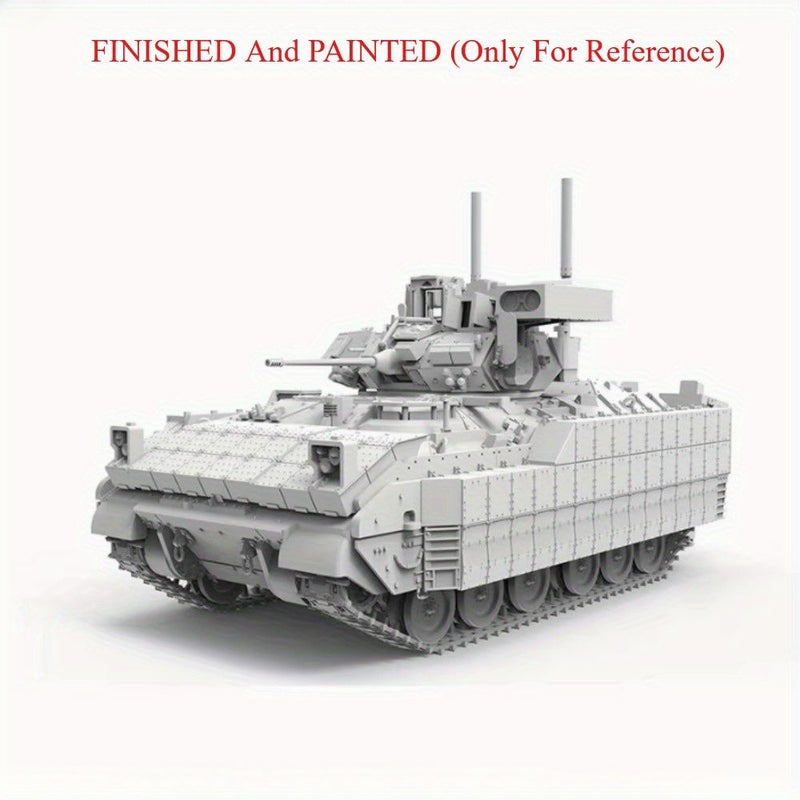 1 72 Scale M2A3 Bradley Infantry Fighting Vehicle Plastic Model Kit With BUSK III - Image 5