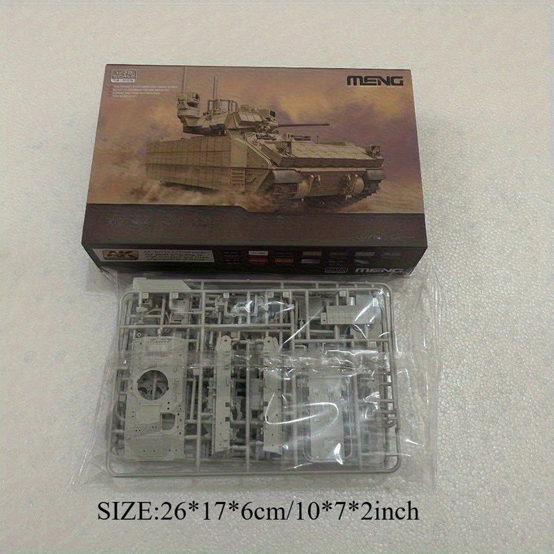 1 72 Scale M2A3 Bradley Infantry Fighting Vehicle Plastic Model Kit With BUSK III - Image 2