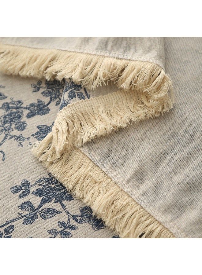 general Fashionable cotton tablecloth dustproof and heat-insulated household dining table decoration cloth (large size: 100*150cm) - Image 4