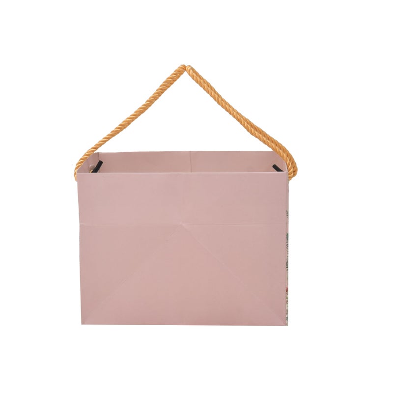 PPJ ® - PINK ELEPHANT WEDDING CARPET (10 Pcs.) (WEDDING HAMPER / SWEET BOX 500G / CAKE/ GHEVAR) PAPER CARRY BAG, 8 Inch X 8 Inch X 6 Inch for DIWALI/WEDDING/FUNCTION/BIRTHDAY/RETURN GIFTS/CHRISTMAS/GIFT BAGS/GIFT COVERS (Pack of 10) - Image 3