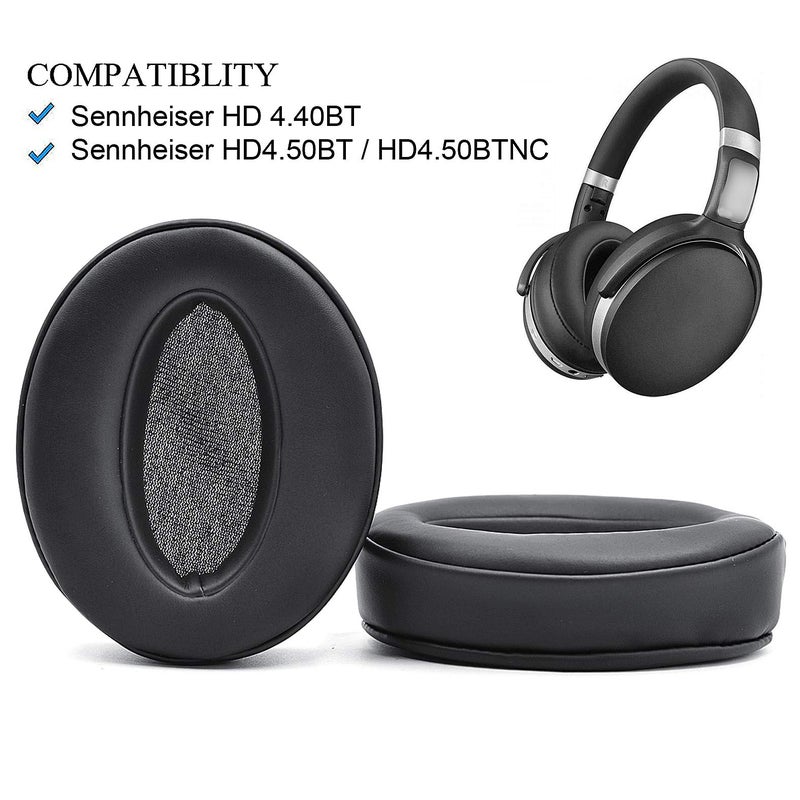 defean وسائد الأذن البديلة، وسائد متوافقة مع Sennheiser HD4.50BT، HD4.50، HD4.50BTNC، HD4.50SE، HD4.40BT، HD4.30G، HD4.20S، HD458BT، HD450، HD450BT، HD400S، HD350BT سماعة الرأس - Image 5