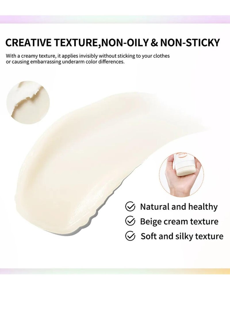 lakerain مزيل عرق طبيعي على شكل عصا يدوم طوال اليوم آمن وخالي من القسوة تحكم طويل الأمد في الروائح مزيل عرق طبيعي للنساء والرجال مزيل عرق تحت الإبط برائحة الحمضيات والمسك العشبي - Image 2