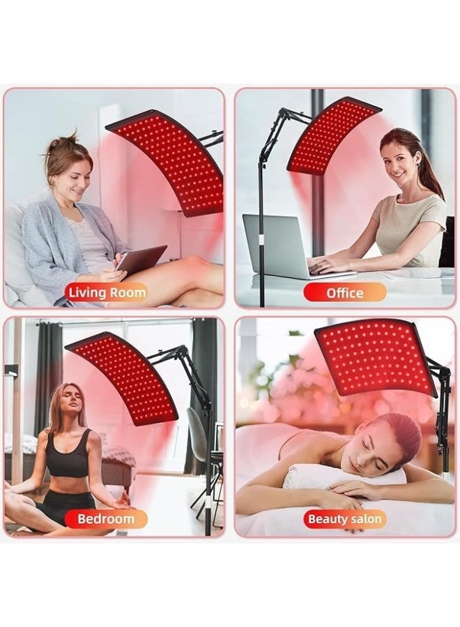Red Light Therapy for Body, 2 in 1 Removable Red Light Pad Combined with Stand, Infrared Light Therapy Lamp with Timer Control, 660nm 850nm for Elderly Athletes Fitness Pets (with Elastic Strap) - Image 5