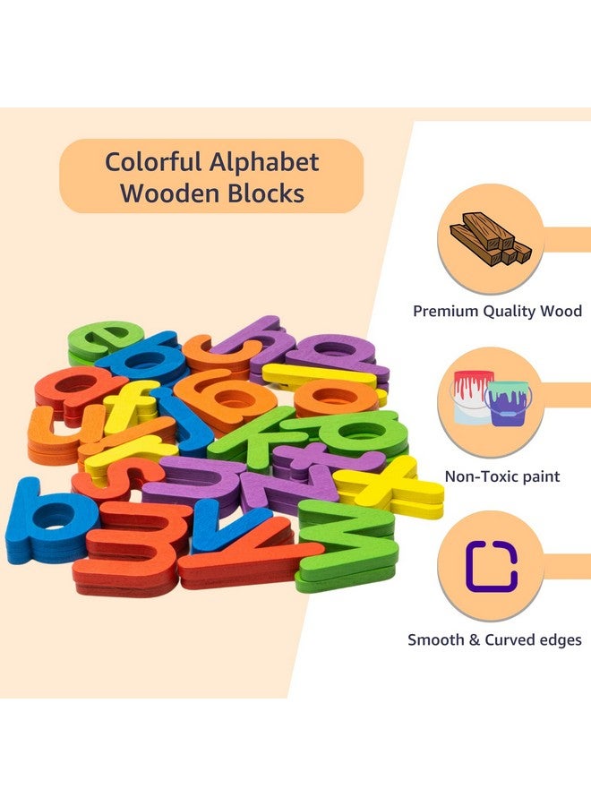 Cubelelo Spelling Game|Learn To Spell With Wooden Alphabet Blocks&Flash Cards|Early Educational Preschool Interactive Learning Activity Game Toy For Kids Children Boys & Girls - Image 3