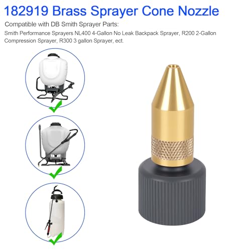 RO6G Backpack Sprayer Nozzle Replacement Smith Sprayer Nozzle 182919, Compatible with Smith NL400 4-Gallon R200 2-Gallon R300 3 Gallon Sprayer Nozzle Tips - 2 Pack - Image 3