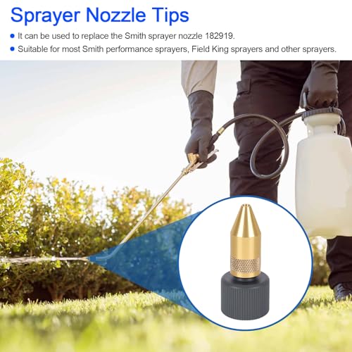 RO6G Backpack Sprayer Nozzle Replacement Smith Sprayer Nozzle 182919, Compatible with Smith NL400 4-Gallon R200 2-Gallon R300 3 Gallon Sprayer Nozzle Tips - 2 Pack - Image 2