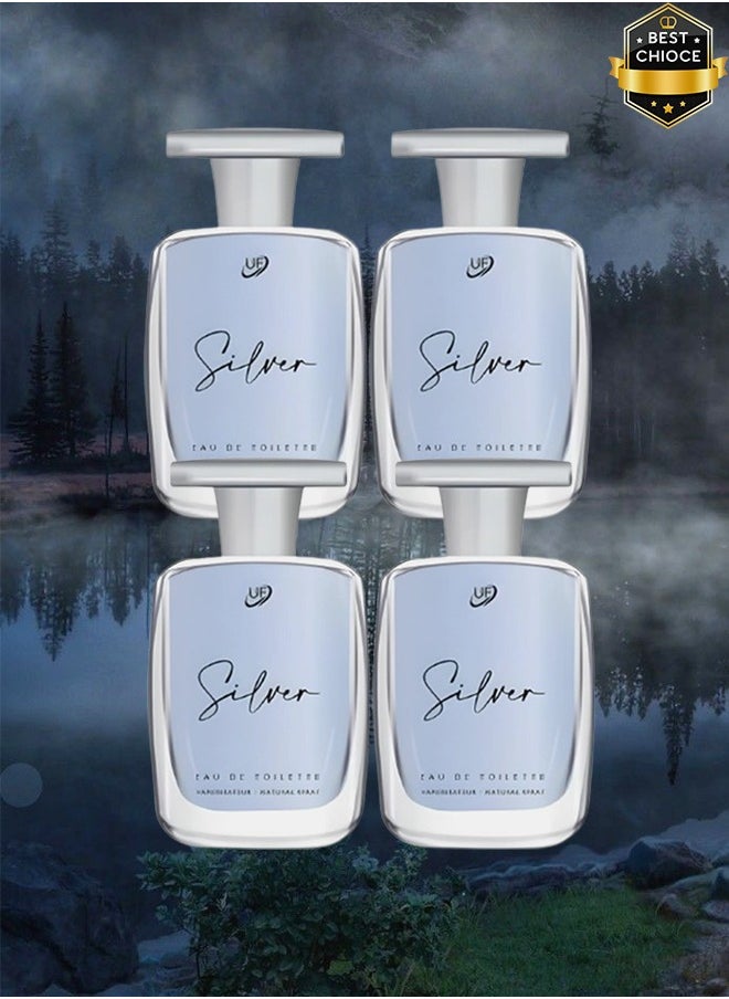 يو إف 4 قطع عطر سيلفر 100 مل  - Image 1