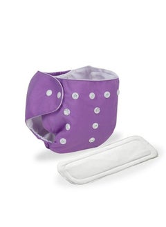 Chinmay Kids Combo Of Reusable Baby Washable Cloth Diaper Nappies With Multi Layered Microfibre Baby Insert Pads (Pink & Purple) (Set Of 2) (Assorted Colours)  - Image 4