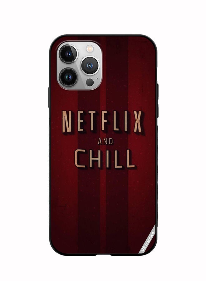 VR CREATIVE Protective Case Cover For Apple iPhone 11 Pro Max Netfliz Nd Chill Design Multicolour - Image 1