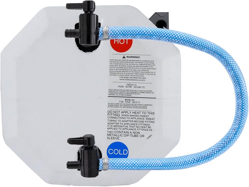 RecPro RV Water Heater Bypass Kit | Pressurized Hose and Fittings | Winterizing Made Easy - Image 1