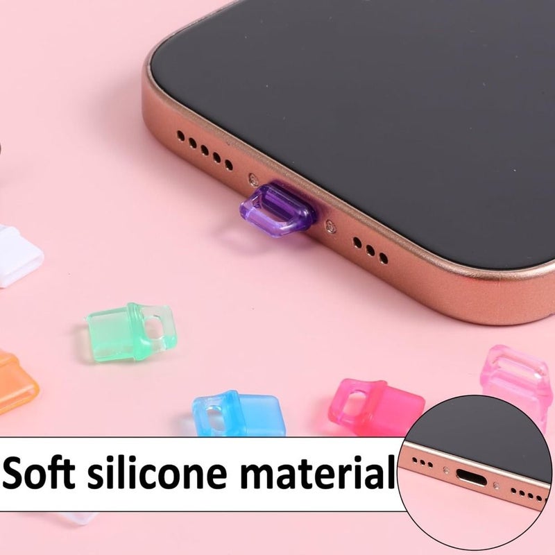 30 Colorful Type C Dust Plugs Universal Dust Caps for USB C Port - Image 5