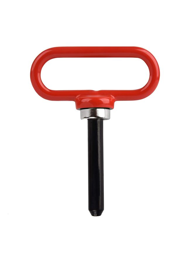 Generic Magnetic Hitch Pin Red Color - Lawn Mower Trailer Hitch Pins - Ultra Strong Neodymium Magnet Trailer Gate Pin for Simple One Handed Hook On & Off - Securely Hitch Lawn & Tow Behind Atta  - Image 1