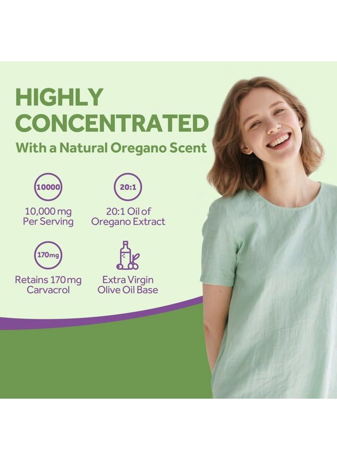 Doctor's Recipes Oil of Oregano with Black Seed Oil,10000 MG Oregano Oil, Non-GMO, All Natural Herbal Supplement, Antioxidant & Immune Support, 120 Softgels - Image 4