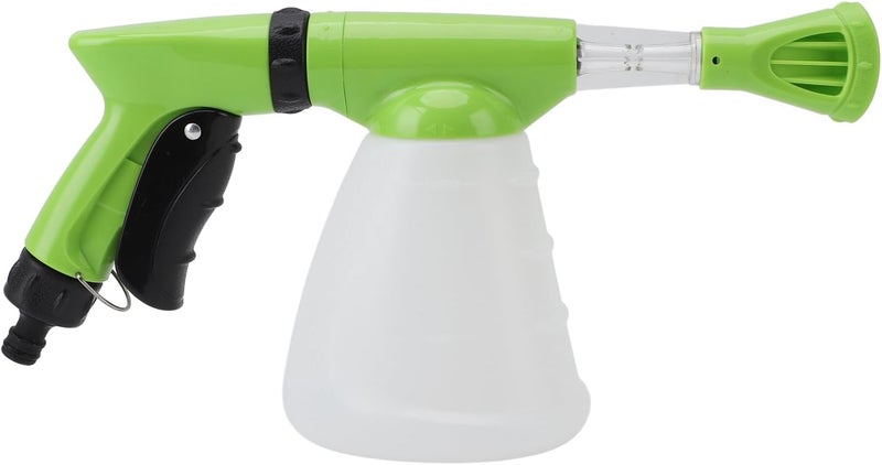 Foam Cannon High Pressure Sprayer Tool, 800ml ABS Bottle, Green - Powerful Foam Jet Technology, Multifunctional Use for Carwash and Gardening (Green) - Image 1