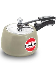 Hawkins 3 Liters Contura Ceramic Coated Aluminium Pressure Cooker,Apple Green  - Image 1