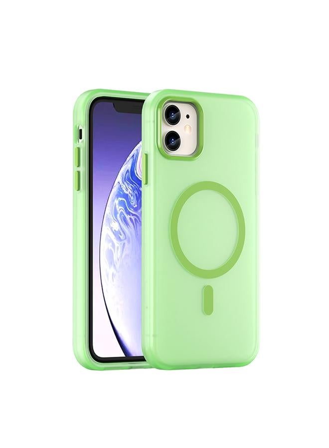 Zaboon Case For iPhone 11 MagSafe Frosted Translucent TPU + PC Full Coverage Phone Case - Image 1
