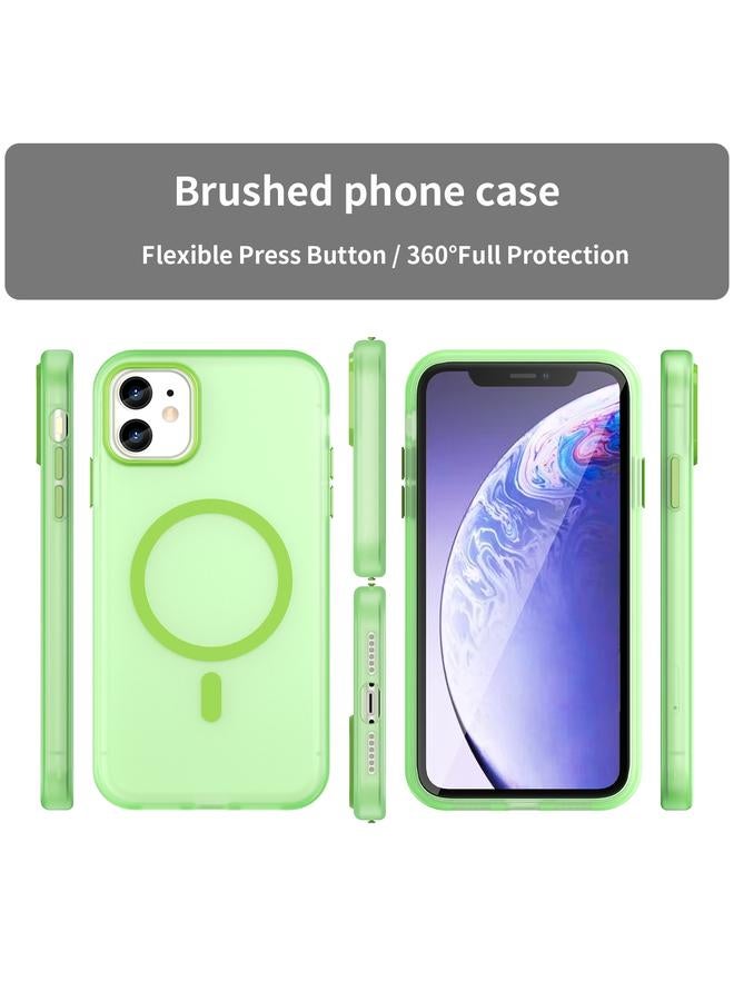 Zaboon Case For iPhone 11 MagSafe Frosted Translucent TPU + PC Full Coverage Phone Case - Image 2