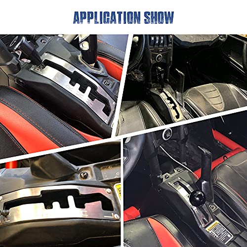 Samman Can Am Maverick X3 Shifter Plate Aluminum Quick Shift Gate Compatible With Maverick X3 MAX Turbo RR XRS XRC XDS RR MT MTR DTR RTR 2017-2021 - Image 3