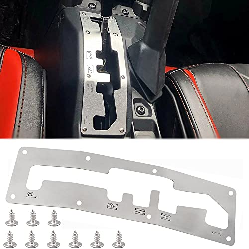 Samman Can Am Maverick X3 Shifter Plate Aluminum Quick Shift Gate Compatible With Maverick X3 MAX Turbo RR XRS XRC XDS RR MT MTR DTR RTR 2017-2021 - Image 1
