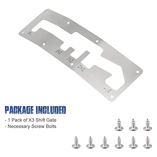 Samman Can Am Maverick X3 Shifter Plate Aluminum Quick Shift Gate Compatible With Maverick X3 MAX Turbo RR XRS XRC XDS RR MT MTR DTR RTR 2017-2021 - Image 4