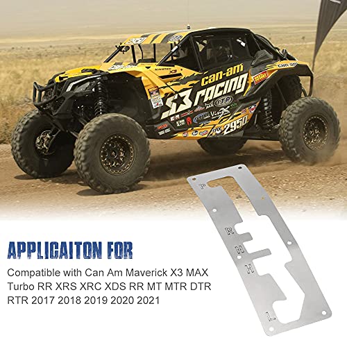 Samman Can Am Maverick X3 Shifter Plate Aluminum Quick Shift Gate Compatible With Maverick X3 MAX Turbo RR XRS XRC XDS RR MT MTR DTR RTR 2017-2021 - Image 2