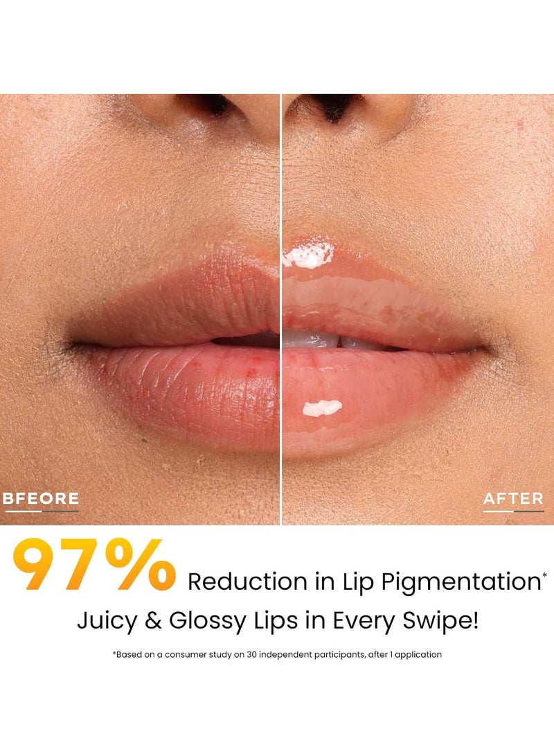 HYPHEN Mango Lip Balm SPF 50 PA++++ | 2% Kojic Acid Brightening LipBalm for Dark & Pigmented Lips | 1% Vitamin E & Vitamin C | Moisturizing SPF LipBalm for Dry Lips - 10 g - Image 2