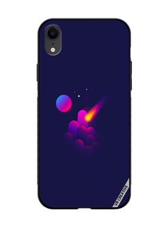 Protective Case Cover For Apple iPhone XR Space Minimalist Design Multicolour
