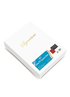 FIS FIS Signature Book, Italian PU Material Cover, 18 Sheets with Gift Box, Maroon Color, 240 x 340 mm - FSCL18MRD2  - Image 3