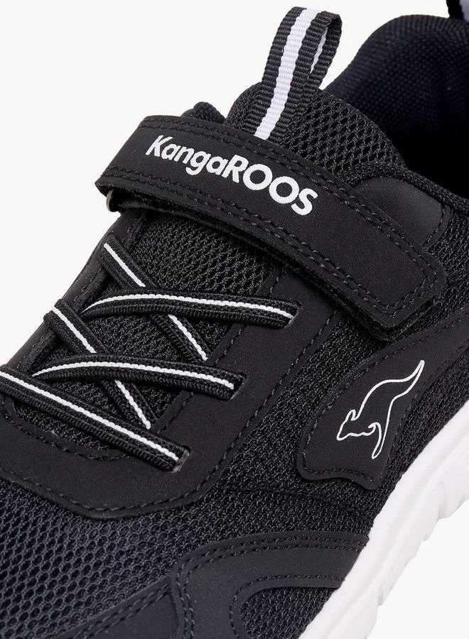 Kangaroos BLACK Boys Hook & Loop Sports Shoes for Men | Best Price UAE