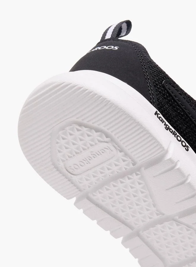 Kangaroos BLACK Boys Hook & Loop Sports Shoes for Men | Best Price UAE