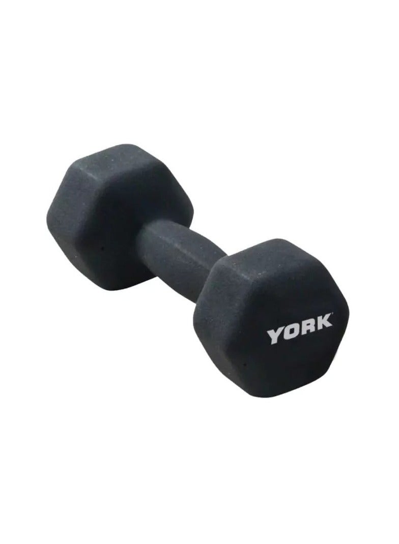 YORK Fitness New Hicks Dumbbell Weight 1Kg 15631 - Image 2