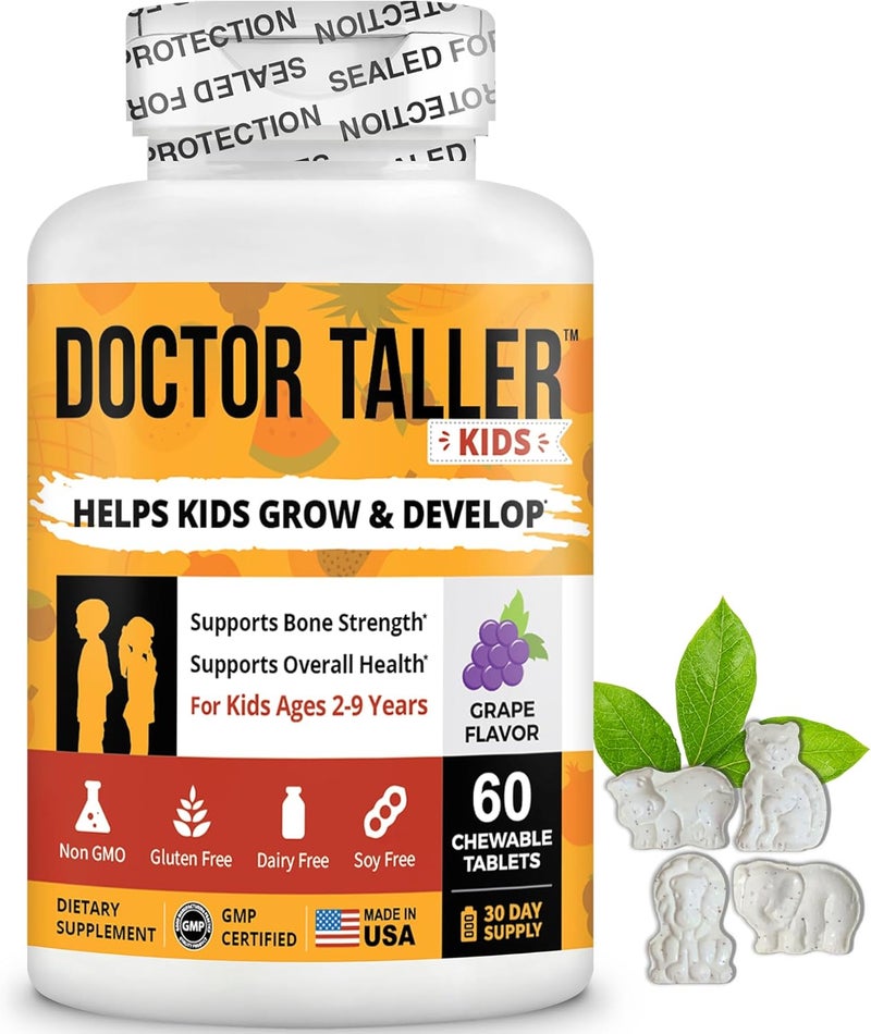NuBest Doctor Taller Kids Grape Chewable Tablets for Kids - Image 1