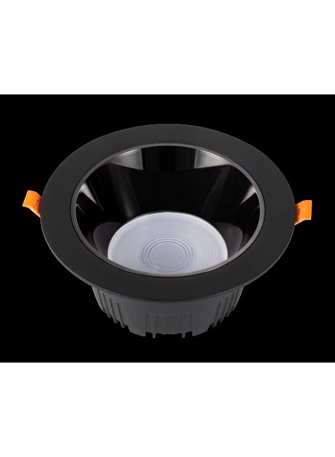 TOEFL Downlight burial light, white color, black body, 14 cm, 18 watts, with anti-glare feature, comfortable for the eyes, practical design and high quality TOEFL - Image 2