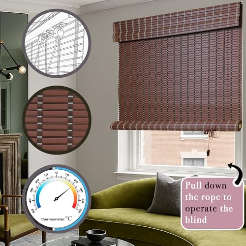 Mr.ChickWala PVC Roll up Blind Window Heat High Temperature Desert Whether Curtain for Homes (4 FEET Width X 8 FEET Height) - Image 3