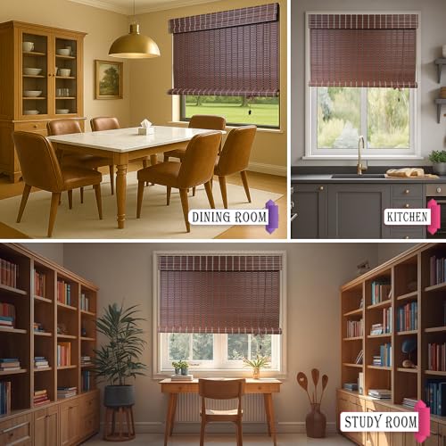 Mr.ChickWala PVC Roll up Blind Window Heat High Temperature Desert Whether Curtain for Homes (4 FEET Width X 8 FEET Height) - Image 5