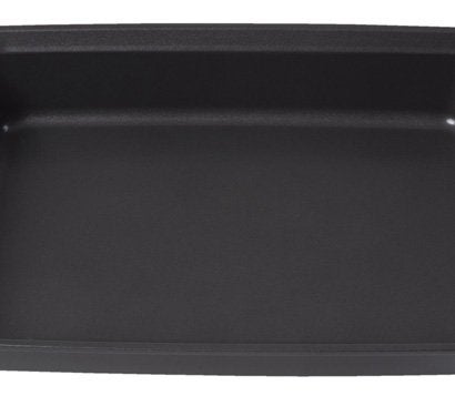 Rachael Ray Yum-o! Bakeware Oven Lovin' Nonstick Loaf Pan, 9-Inch by 5-Inch Steel Pan, Gray with Orange Handles - Image 3