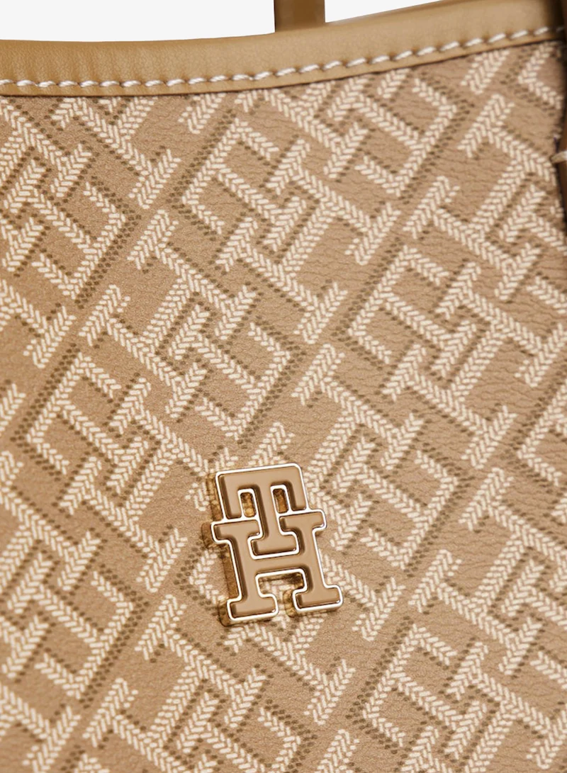 TOMMY HILFIGER  Monoplay Leather Tote for Women | Best Price UAE