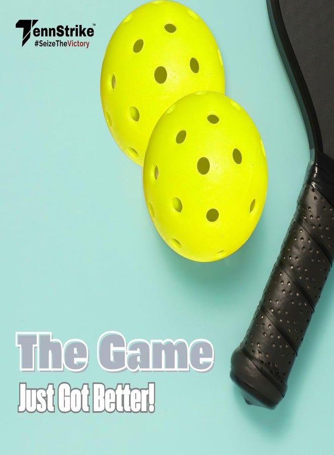 Tennstrike USAPA Approved 40 Holes Pickleball Ball | Bag of 10 | for Tournament and Competition | Balanced Resilient | High Bounce and Durable Ball - Image 3