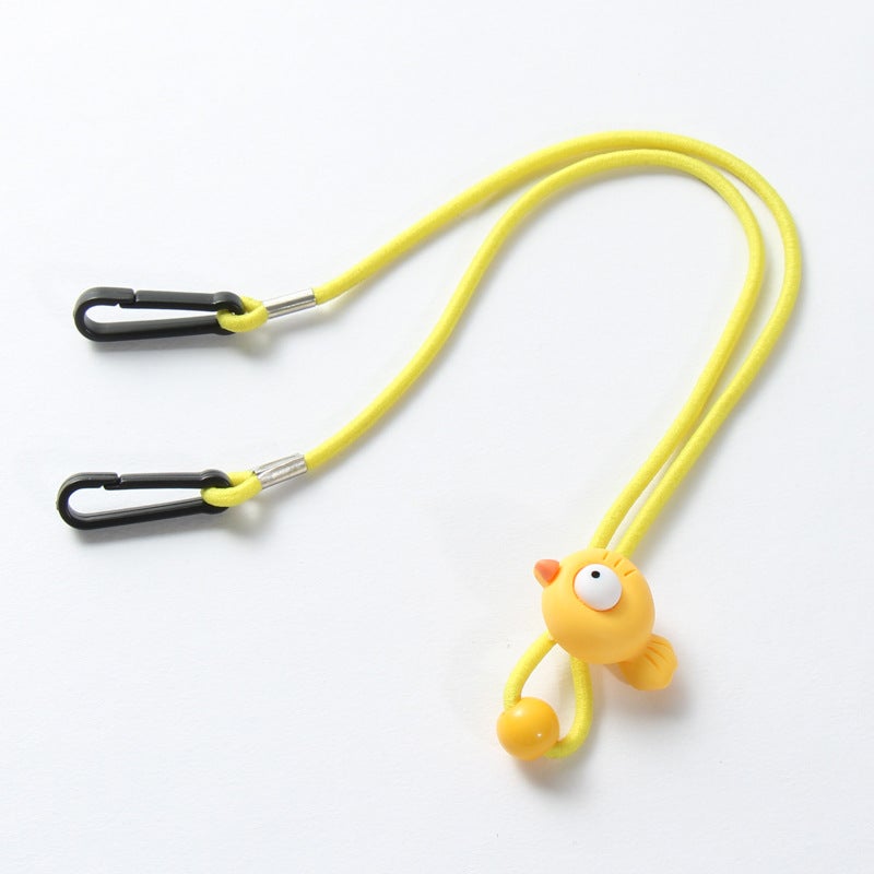Cartoon Kids Mask Lanyard Adjustable Ear Saver 15 The Purple Monster - Image 5