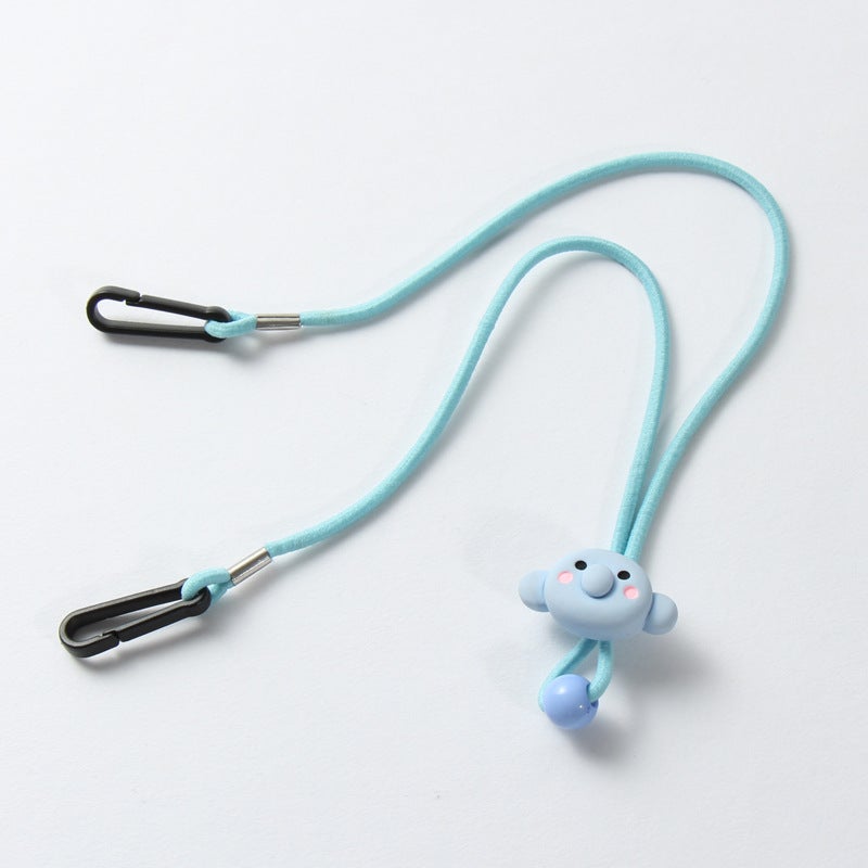 Cartoon Kids Mask Lanyard Adjustable Ear Saver 15 The Purple Monster - Image 4