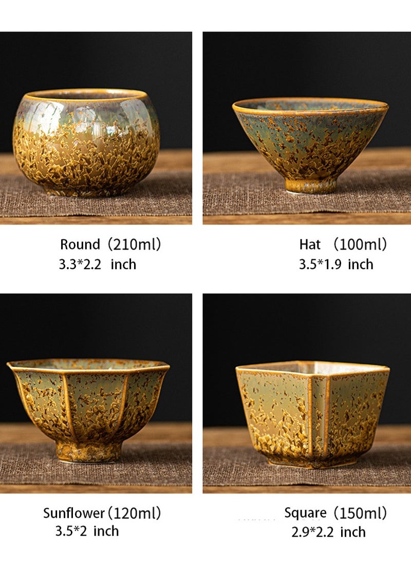 Al Aoyama Double Walled Espresso Coffee Cup Tea Cup Multicolour 100ml/120ml/150ml Decorate  - Image 3