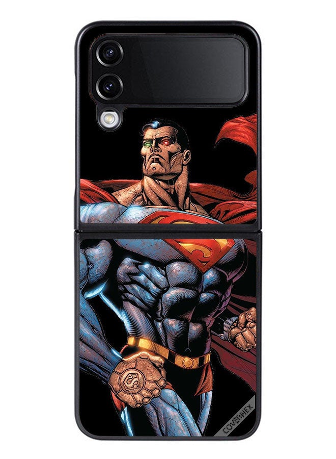 Covernex Protective Case Cover For Samsung Galaxy Z Flip 4 Super Man - Image 1