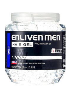 ENLIVEN Wet Hair Gel Pro Vitamin B5 Hold 2, Clear 500ml  - Image 1