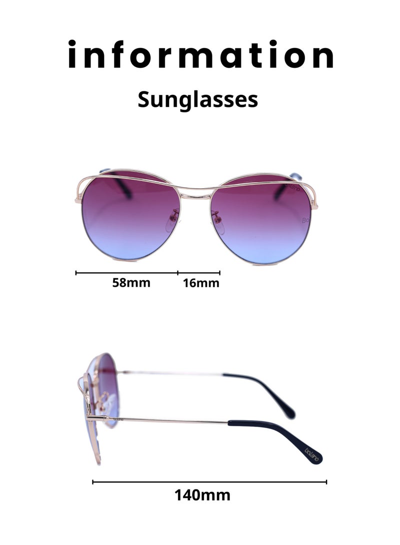 Baleno "Aviator Sunglasses with Polarized UV Protection Lenses – Lightweight, Durable Metal Frame for Men & Women, Perfect for Driving, Travel, and Outdoor Activities" - Image 5