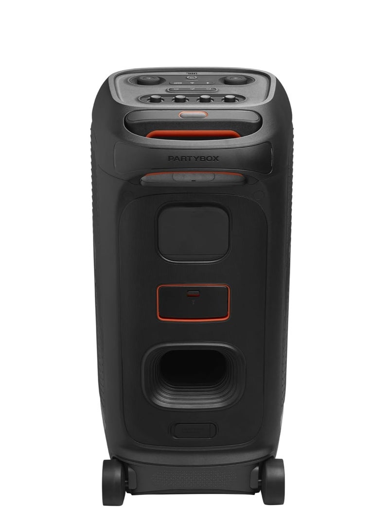 JBLTM JBL PartyBox Stage 320 – Powerful JBL Pro Sound, Futuristic Lightshow, 18H Playtime, AI Sound Boost, Multi-Speaker Auracast & Dual Mic/Guitar Inputs, JBLPBSTAGE320UK  - Image 2
