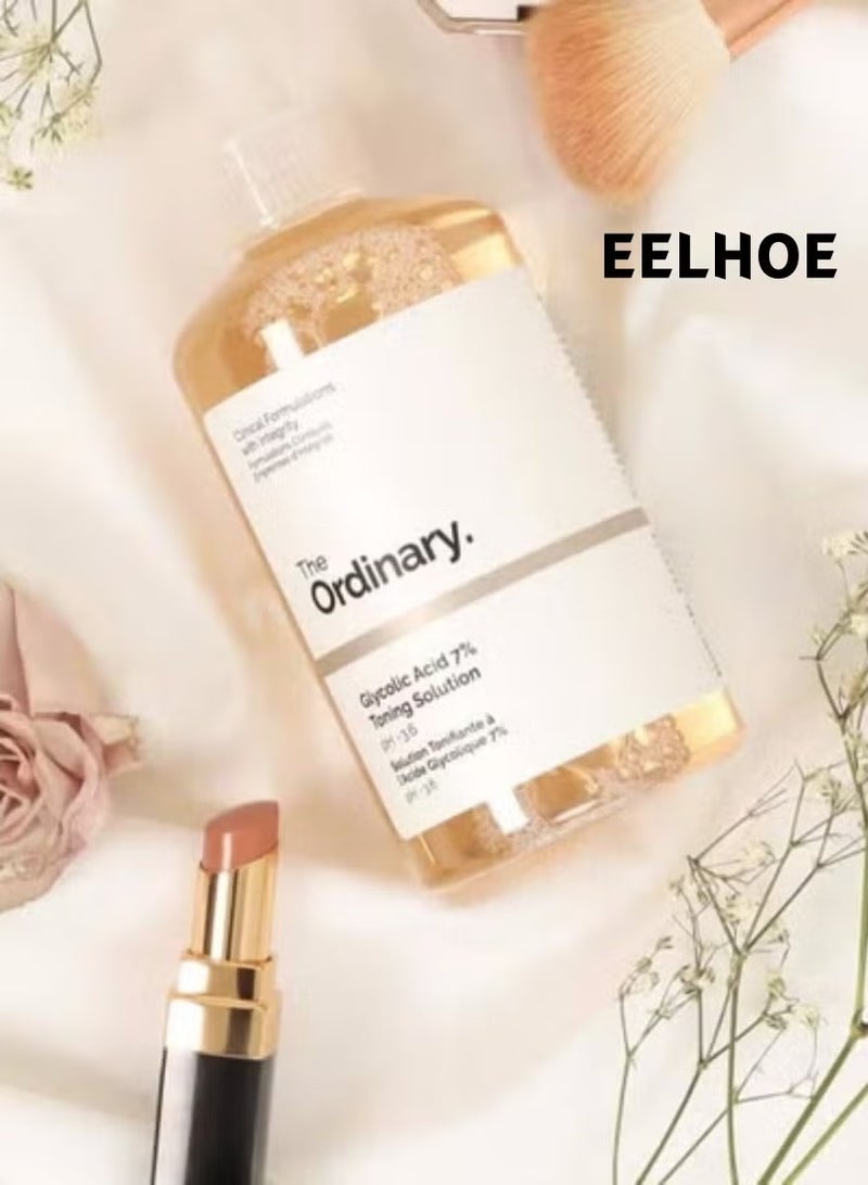 إيلهو تونر تقشير بحمض الجليكوليك بنسبة 7٪ – تونر للوجه لتنقية المسام بعمق يمنح بشرة ناعمة ومشرقة ومتجانسة اللون، بسعة 240 مل - Image 2