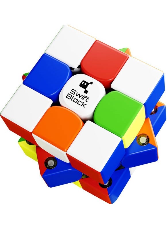 Swift Block - 355S 3x3 Magnetic Rubik's Cube Intelligence Cube 48 Magnets Professional Speed ​​Cube (Without Label) Turkey Official Seller (GAN Production) - Image 1