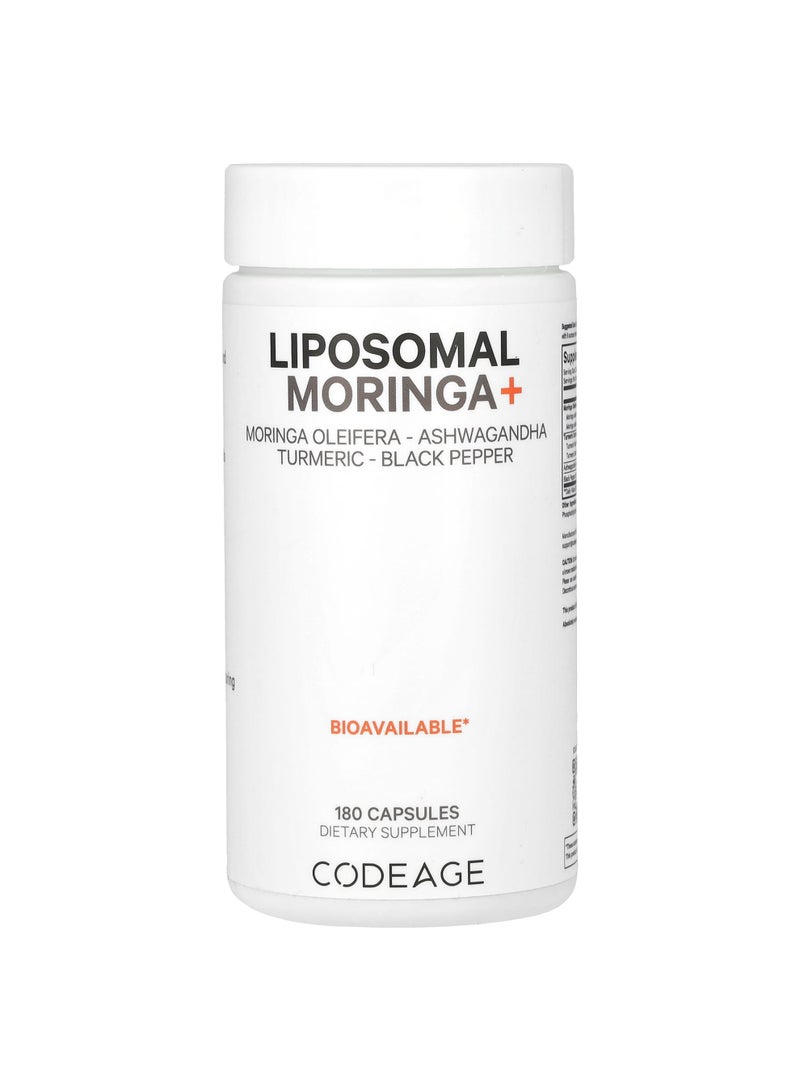 Codeage Liposomal Moringa+, 180 Capsules